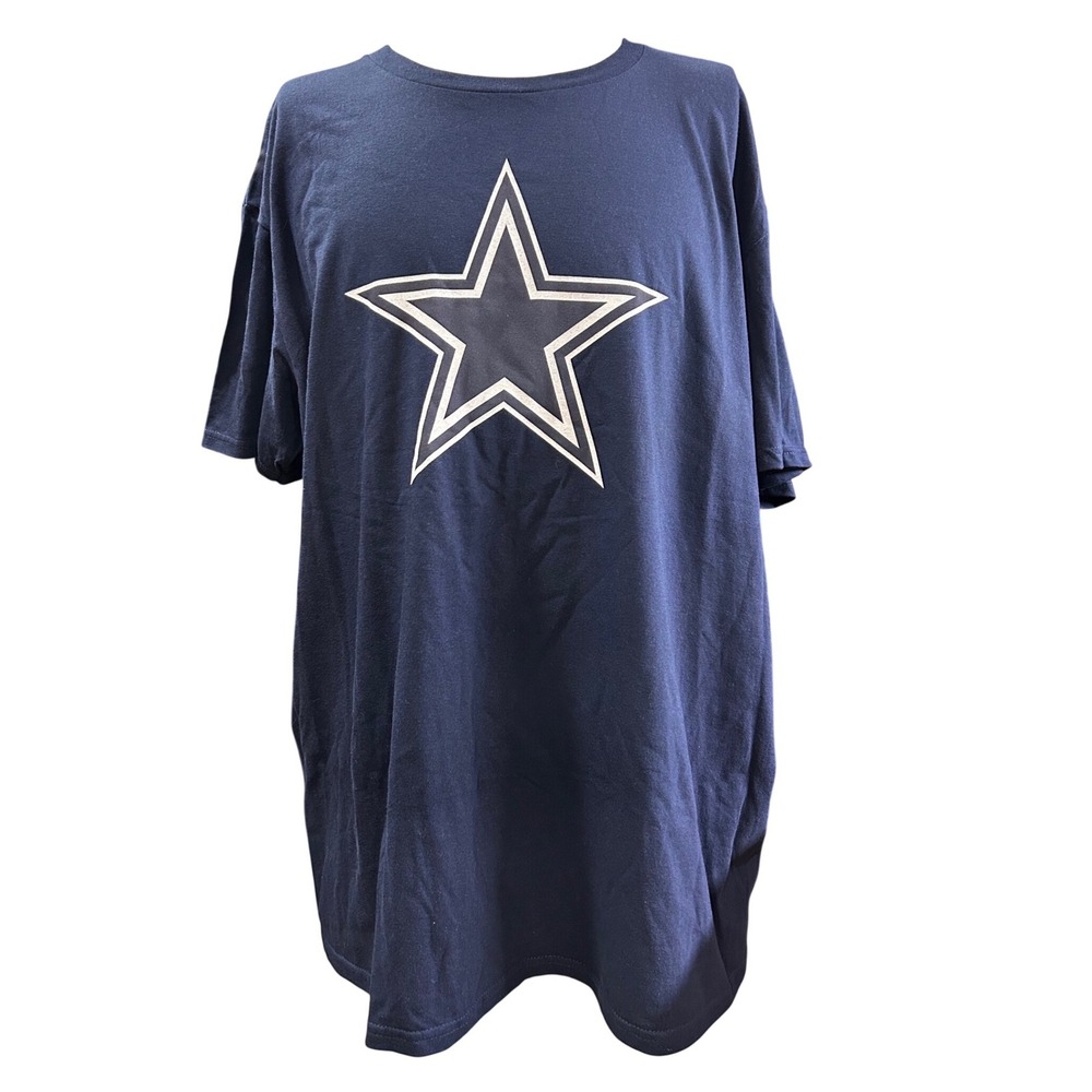 Delta Ringspun Mens Dallas Cowboys T-Shirt 2XL Navy Blue Micah Parsons 11 Tee